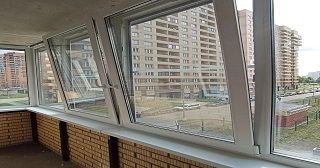 Остекление балкона Людиново цена от 9773 руб. м/п. за 50 часов