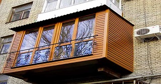 Внешняя отделка балкона Людиново цена от 1029 руб. м/2.